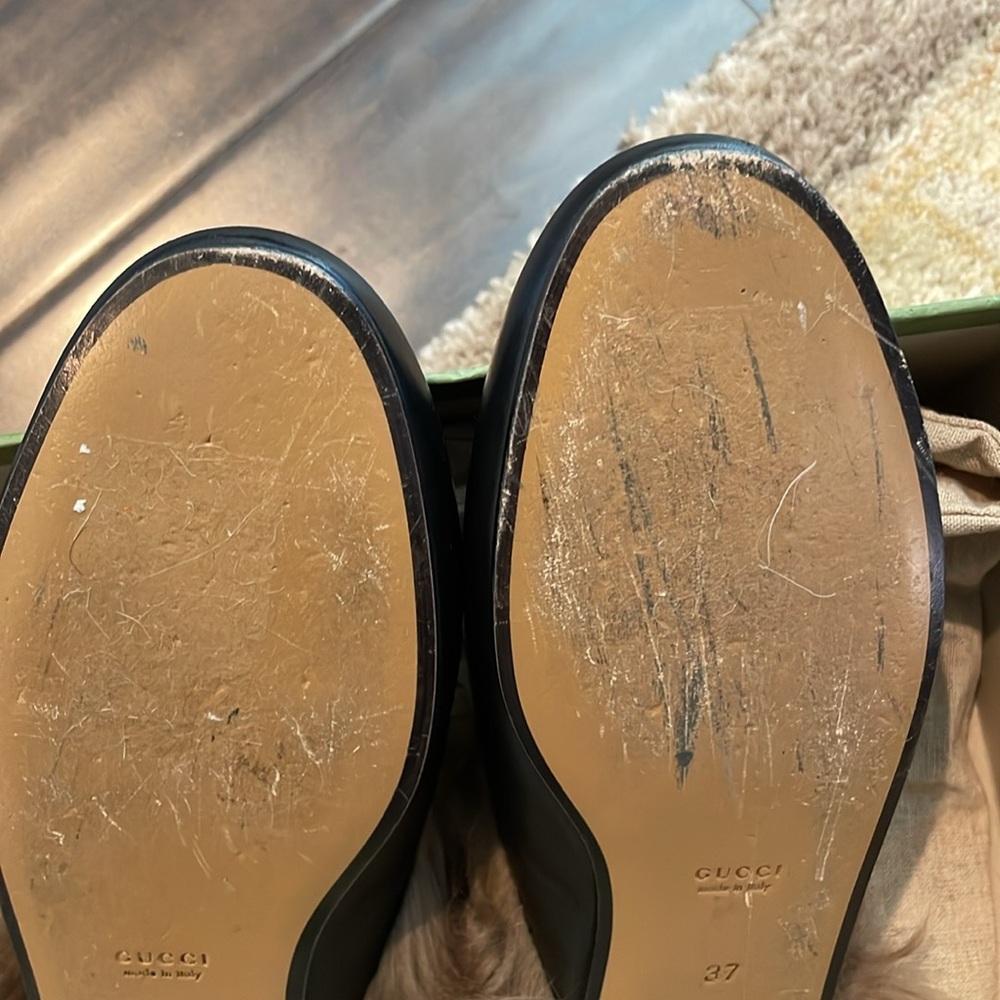 Gucci Princetown Fur Loafers - Picture 9 of 11